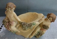 SOPRAMMOBILE ANGELI DI BACCO ARREDO VINTAGE COSÌ COME IN FOTO, UN PO' SPORCO