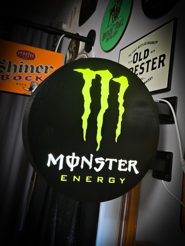 Insegna led monster energy - insegna,