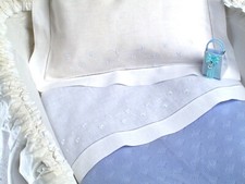 Lenzuolo Culla Ricamato a mano