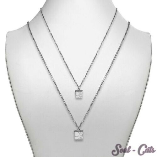 Collana con cubi - con, di