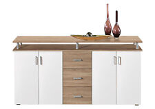 Credenza moderna LIFT a 4 ante e 3 cassetti, in laminato. LAP 180x90x40 cm.