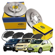 Kit Dischi Freno E Pastiglie Magneti Marelli Fiat Panda 169 1.2 4x4 1.3 1.4 Ant