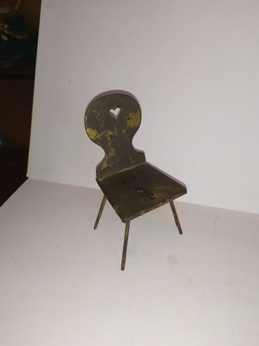 Antica sedia metallo - in,