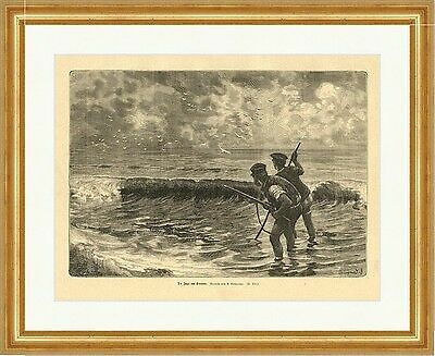 Caccia sulla spiaggia - sulla,