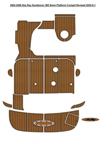 Piattaforma nuoto sea ray - nuoto,