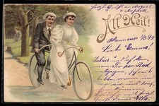 Litografia Ciclista su