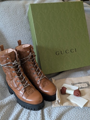 Stivali gucci trapuntati - gg,