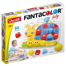 Quercetti- Pixel Baby Basic 24 Italia Quercetti-4400 FantaColor Starter S