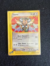 TAUROS 133/165 EXPEDITION CARTA POKEMON OLD INGLESE ENG