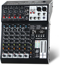 Console Mixer Audio a 6 Canali
