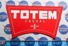 ADESIVO STICKER VINTAGE AUTOCOLLANT AUFKLEBER ORIGINAL PUBBLICITA' TOTEM CASUAL