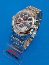 chronotech watch chronograph seiko stop split full s.steel 