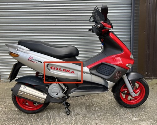 Adesivo decalcomania gilera - adesivo,
