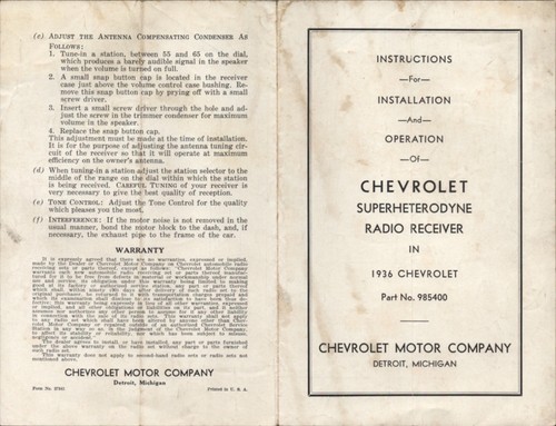 1936 ricevitore radio - 1936,