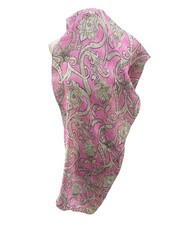 Sciarpa multicolore in lino