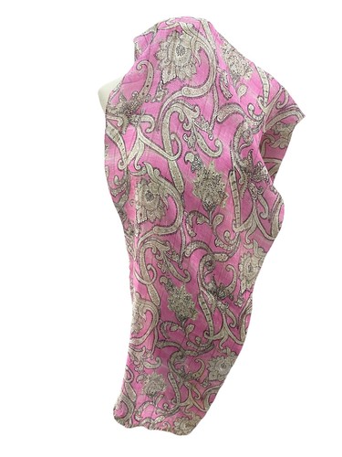 Sciarpa multicolore lino - multicolore, in