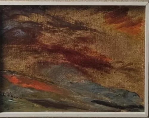Quadro olio tela scuola - olio, tela.