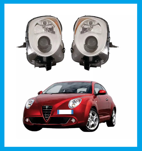 Coppia fari per - fari, alfa