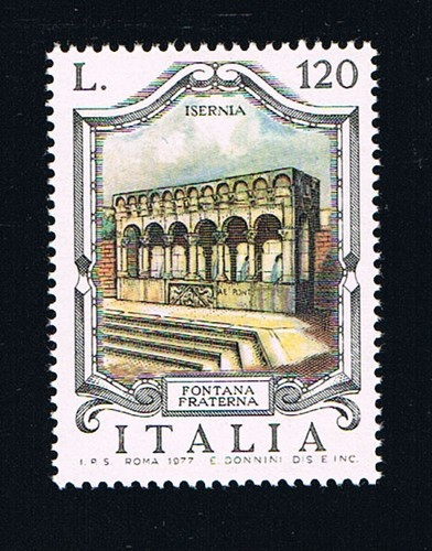 Italia francobollo fontana - italia,