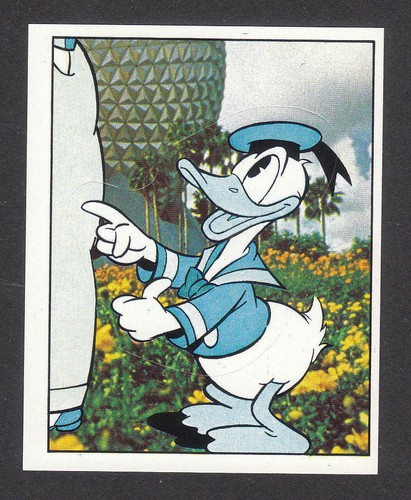 Paperino all epcot adesivo - all'epcot,