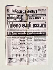 GAZZETTA DELLO SPORT 8 GIUGNO 1986 MEXICO 86 MARADONA - EVERT ROLAND GARROS