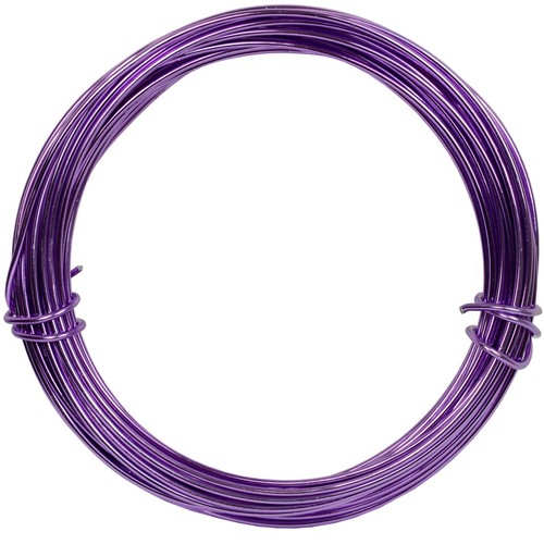 Filo alluminio tondo lavanda