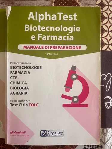 Alpha test biotecnologie - test, e