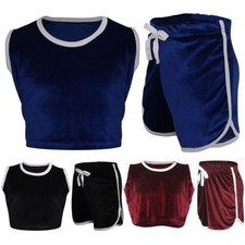 A2Z 4 Bambine Velour Top Corto