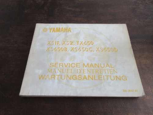 Yamaha xs1f xs2 tx650 - yamaha,