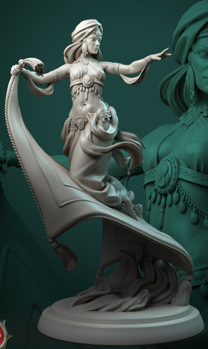 Laila resin kit 3d - 1/24(75mm),