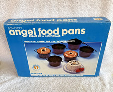 Angel Food Cake Pan 6 padelle di collegamento antiaderenti mini torte modello # 2339 di: Rowoco