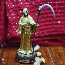 STATUA SANTA MUERTE DORADA