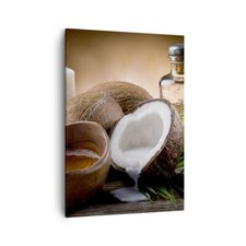 Quadro su Tela 50x70cm Cocco olio sapone palma Stampe Immagini Quadri Murale