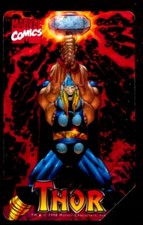 G 965 C&C 3073 SCHEDA TELEFONICA USATA THOR MARVEL