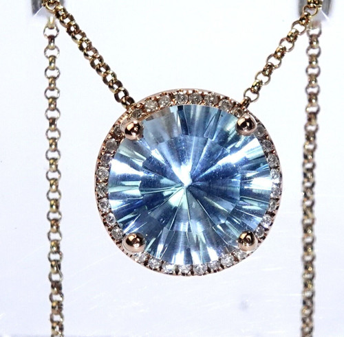 Collana oro topazio - 3,8, ct