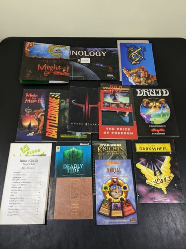 Lotto manuali gioco vintage - pc,