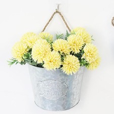 Planteur métal rustique