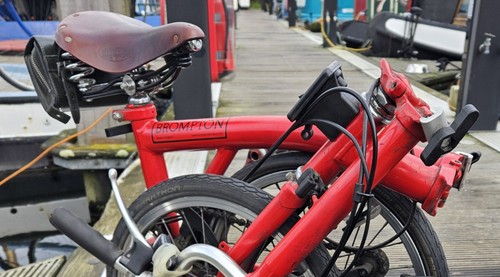 Bicicletta pieghevole brompton - bicicletta,