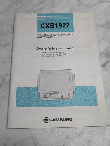 Samsung cxb1922 manuale - cxb1922,