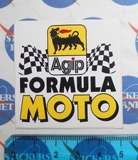 ADESIVO STICKER VINTAGE AUTOCOLLANT AUFKLEBER MOTO TUNING AGIP FORMULA MOTO