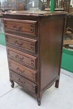 Cassettiera a 5 cassetti rovere provenzale h 105 cm