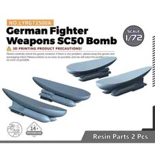 LYRG72500A 1/72 Model Upgrade Parts armi da combattimento tedesche bomba SC50 STAMPA 3D