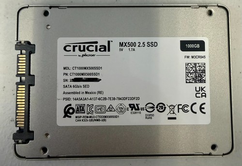 Micron crucial mx500 - crucial, 1tb