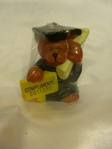 Candela laurea orso 1025 - orso, 3d