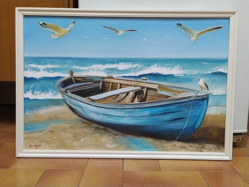 Quadro dipinto mano - quadro,