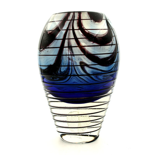 Vaso vetro sommerso stile - vaso, in