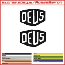 Kit 2 Adhésifs Deus Ex Machina 1 mm.50x34 Stickers Autocollants