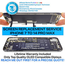 Screen Repair Replacement Service for Iphone 7 to 14 Pro Max