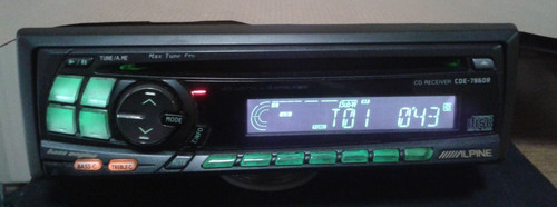 Alpine cde 7860r radio - alpine, cde-7860r,radio