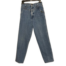 VTG Rocky Mountain High Waisted Western Bareback Blue Jeans Womens Size 29/9